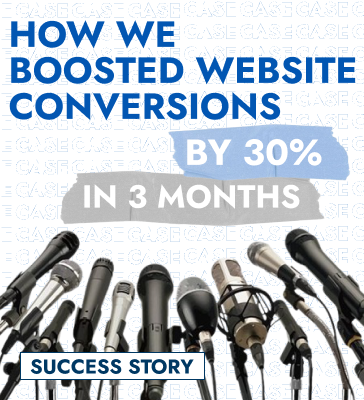 Case study: how we increased website conversion by 30% in 3 months